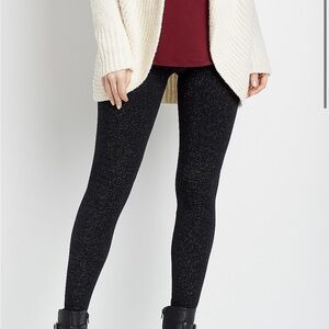 Black Sparkle Leggings